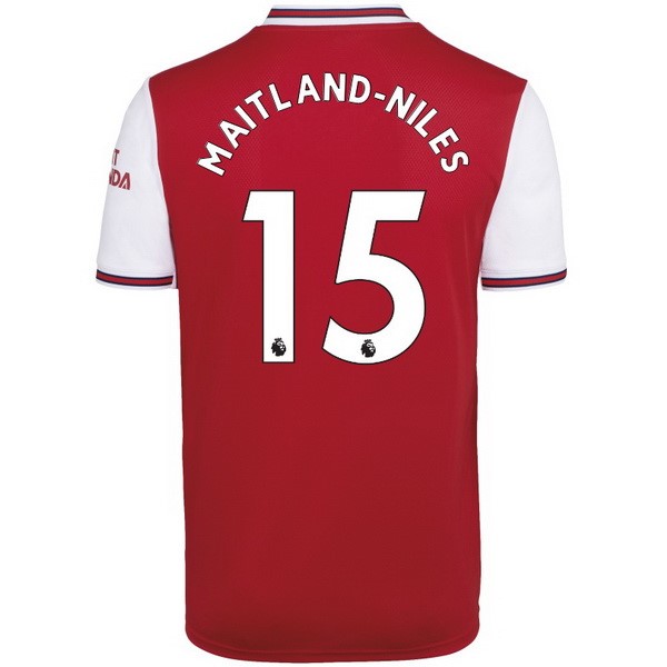 Trikot Arsenal NO.15 Maitland Niles Heim 2019-20 Rote Fussballtrikots Günstig